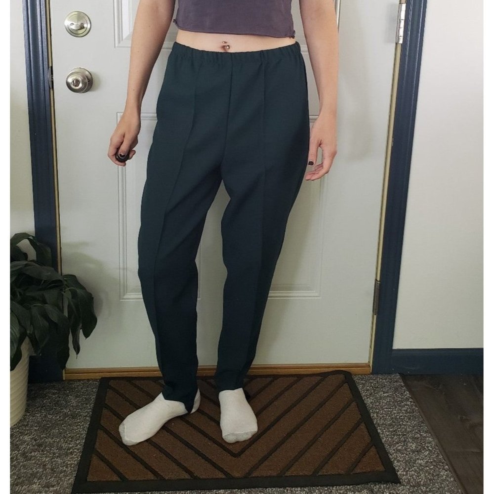 80s Green Stirrup Pants